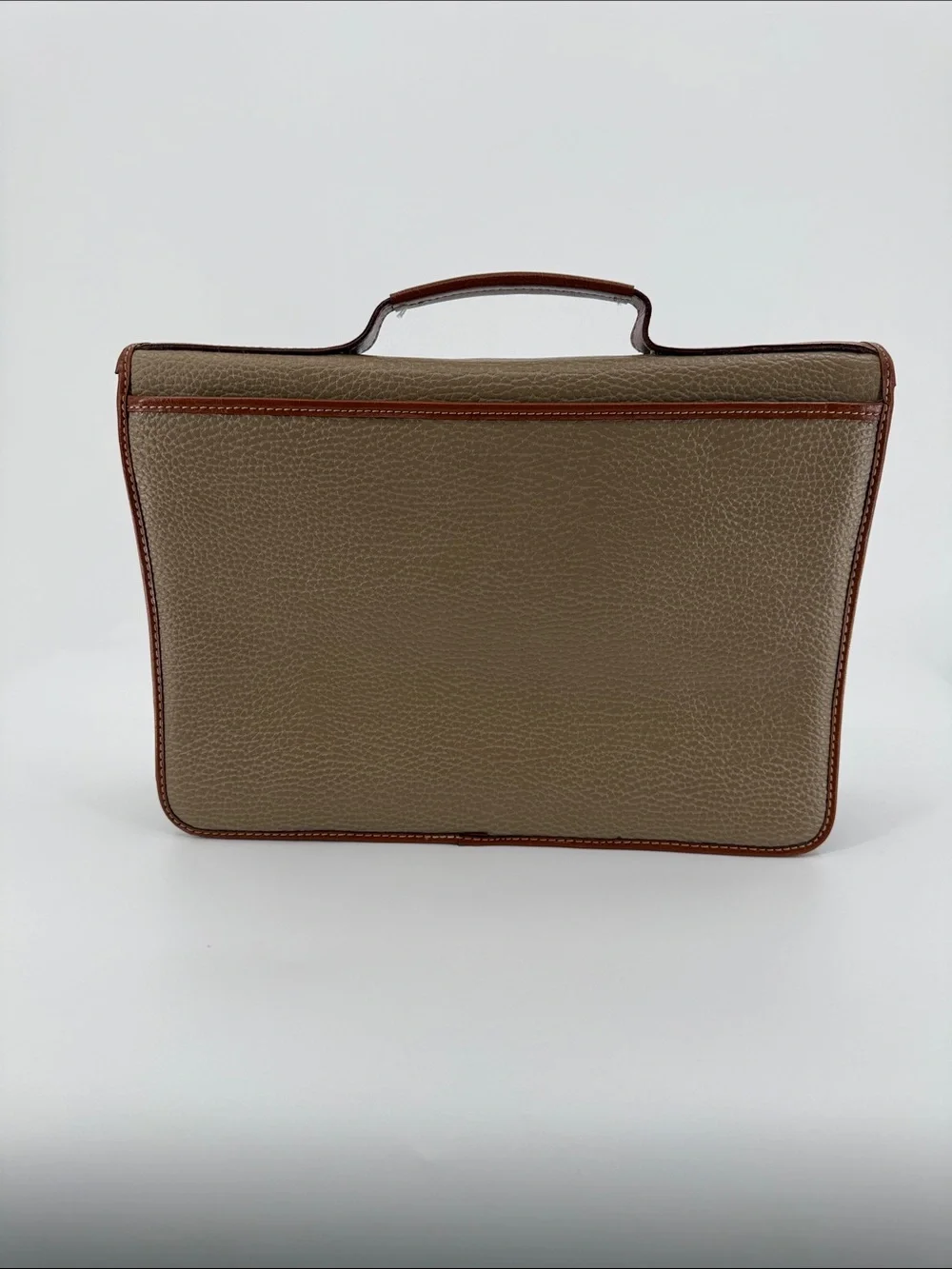 Dooney and Bourke pebbled leather briefcase/ laptop vintage 1980s